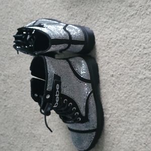 Bebe Rhinestone Boots